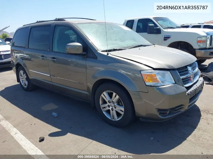 2010 Dodge Grand Caravan Crew VIN: 2D4RN6DX1AR355787 Lot: 39585824