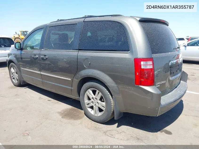 2010 Dodge Grand Caravan Crew VIN: 2D4RN6DX1AR355787 Lot: 39585824