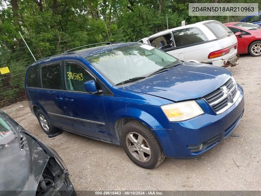 2010 Dodge Grand Caravan Sxt VIN: 2D4RN5D18AR210963 Lot: 39615463