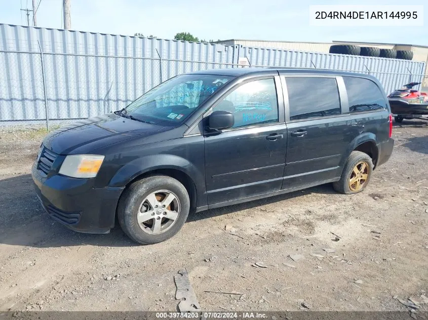 2010 Dodge Grand Caravan Se VIN: 2D4RN4DE1AR144995 Lot: 39784203