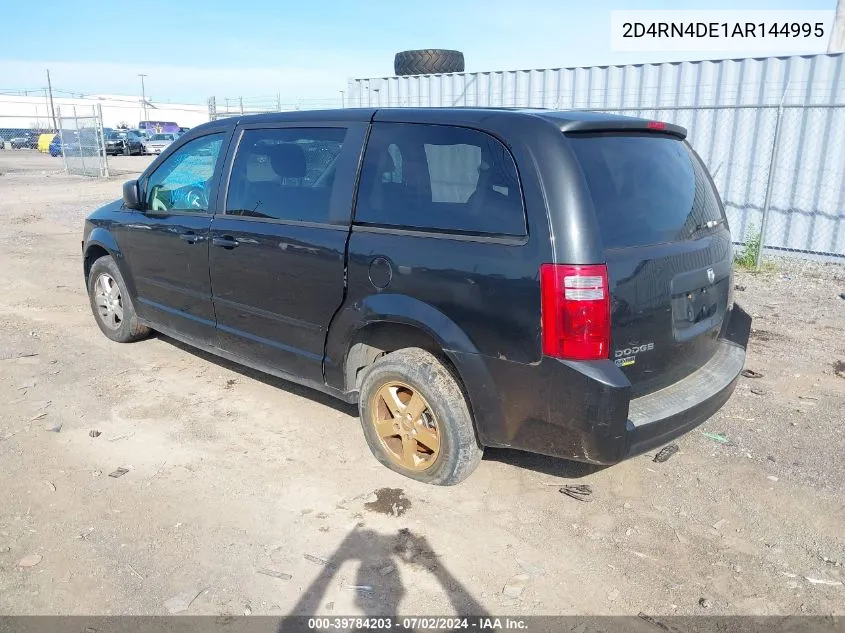 2010 Dodge Grand Caravan Se VIN: 2D4RN4DE1AR144995 Lot: 39784203