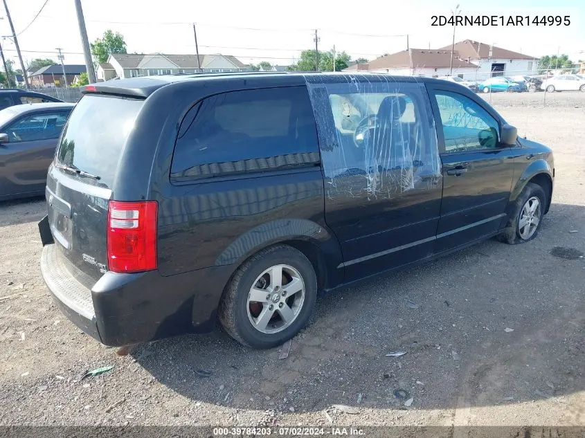 2010 Dodge Grand Caravan Se VIN: 2D4RN4DE1AR144995 Lot: 39784203