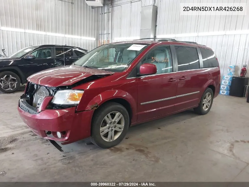 2D4RN5DX1AR426268 2010 Dodge Grand Caravan Sxt