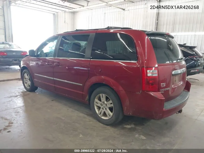 2D4RN5DX1AR426268 2010 Dodge Grand Caravan Sxt