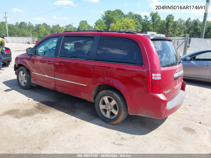 2010 Dodge Grand Caravan Sxt VIN: 2D4RN5D16AR174691 Lot: 39970740