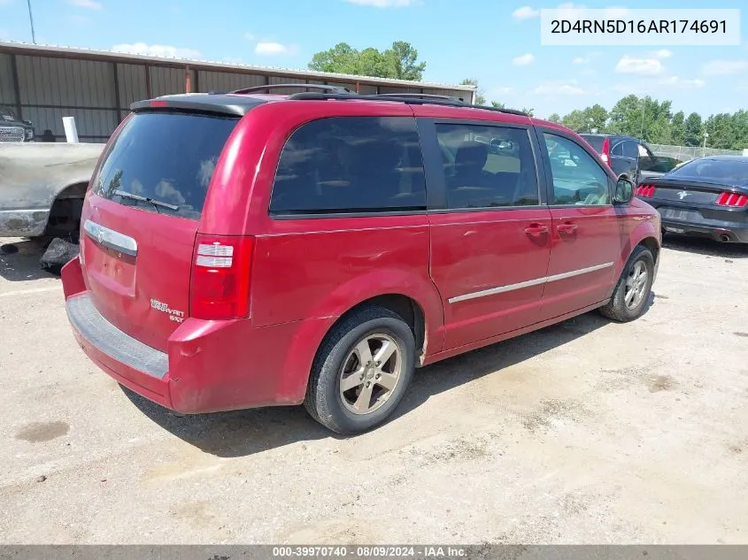 2010 Dodge Grand Caravan Sxt VIN: 2D4RN5D16AR174691 Lot: 39970740