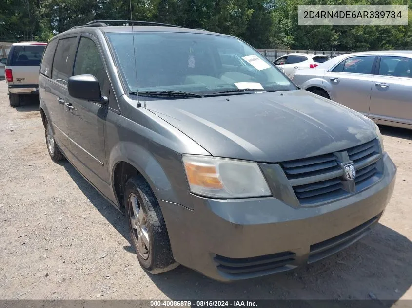 2010 Dodge Grand Caravan Se VIN: 2D4RN4DE6AR339734 Lot: 40086879