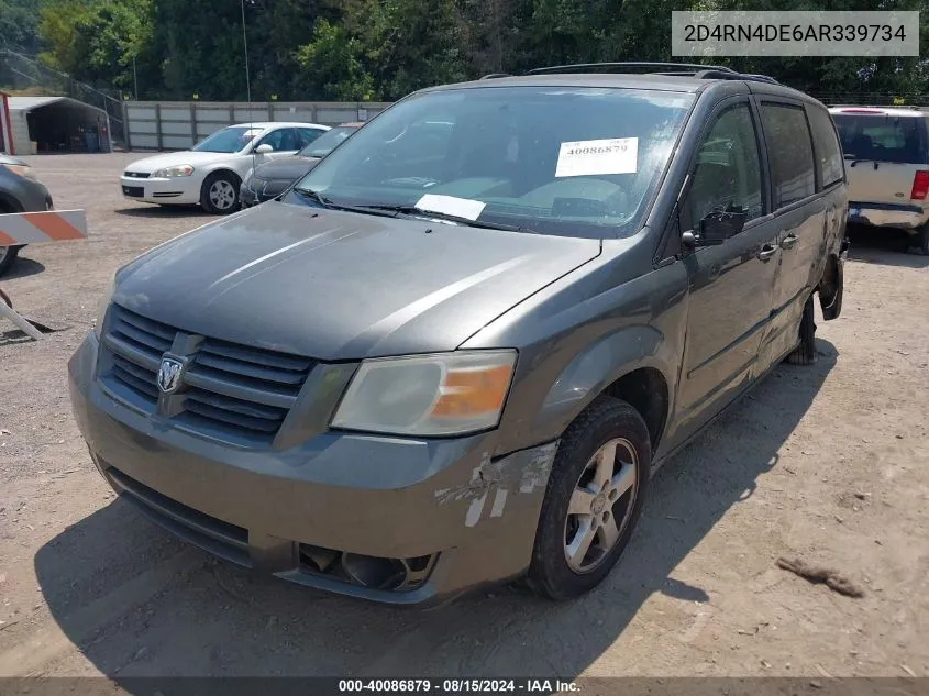 2010 Dodge Grand Caravan Se VIN: 2D4RN4DE6AR339734 Lot: 40086879