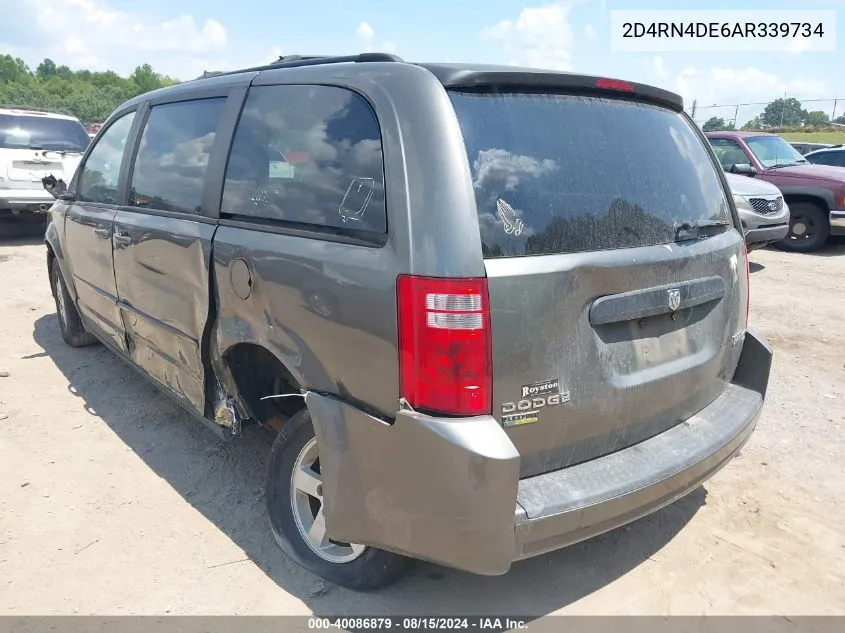 2D4RN4DE6AR339734 2010 Dodge Grand Caravan Se