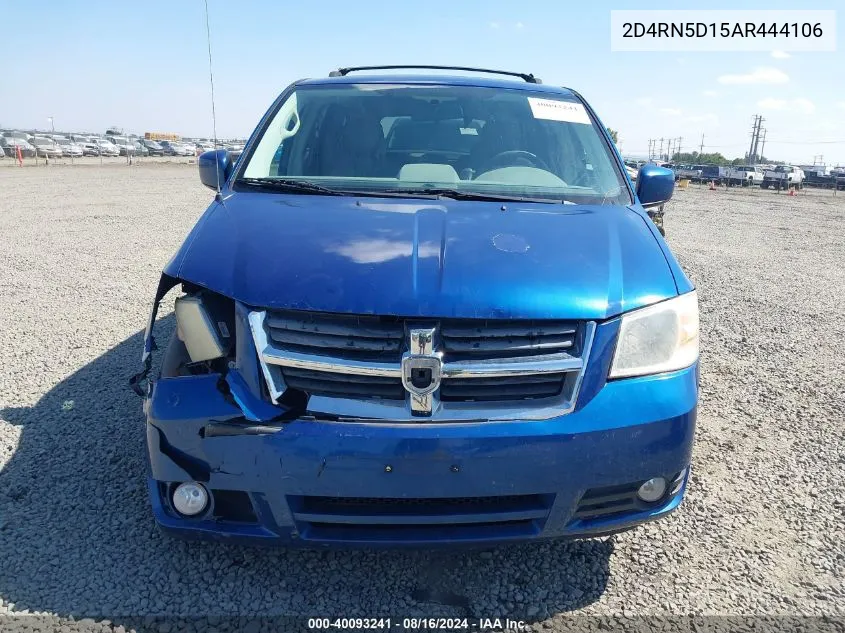 2D4RN5D15AR444106 2010 Dodge Grand Caravan Sxt