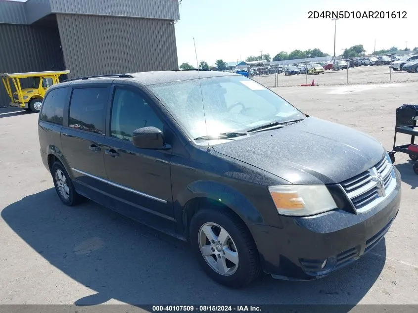 2010 Dodge Grand Caravan Sxt VIN: 2D4RN5D10AR201612 Lot: 40107509