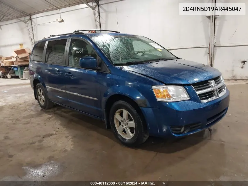 2010 Dodge Grand Caravan Sxt VIN: 2D4RN5D19AR445047 Lot: 40112339