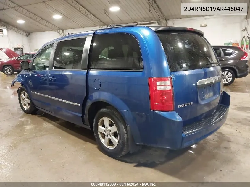 2010 Dodge Grand Caravan Sxt VIN: 2D4RN5D19AR445047 Lot: 40112339