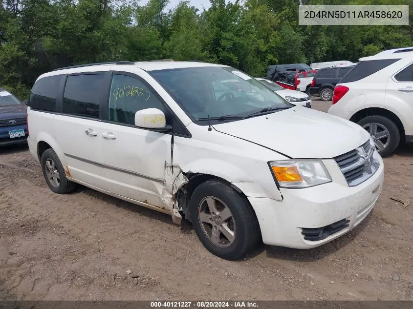 2010 Dodge Grand Caravan Sxt VIN: 2D4RN5D11AR458620 Lot: 40121227