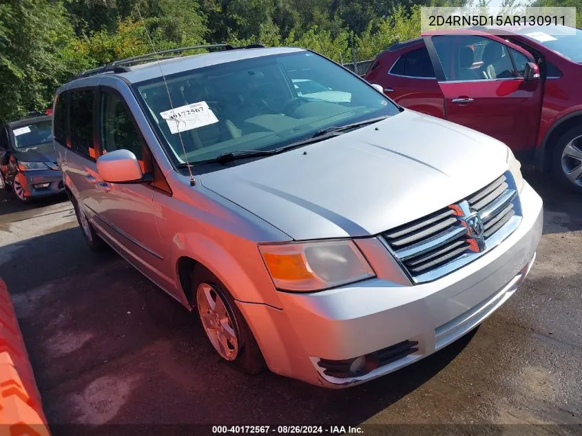 2010 Dodge Grand Caravan Sxt VIN: 2D4RN5D15AR130911 Lot: 40172567