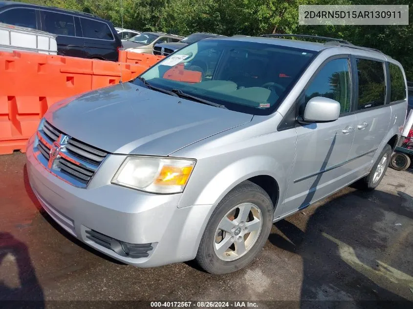 2010 Dodge Grand Caravan Sxt VIN: 2D4RN5D15AR130911 Lot: 40172567