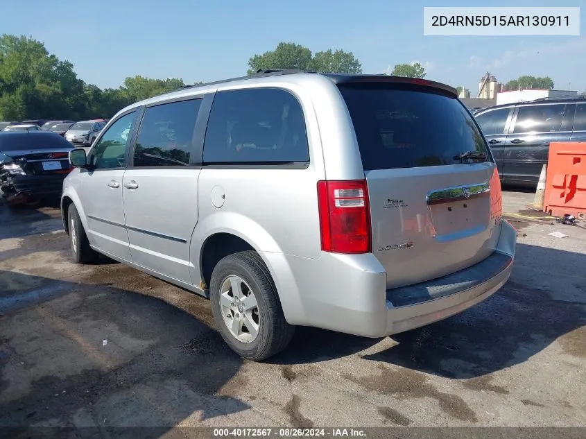 2010 Dodge Grand Caravan Sxt VIN: 2D4RN5D15AR130911 Lot: 40172567