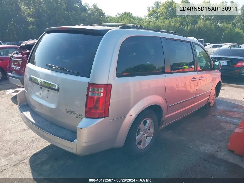 2D4RN5D15AR130911 2010 Dodge Grand Caravan Sxt