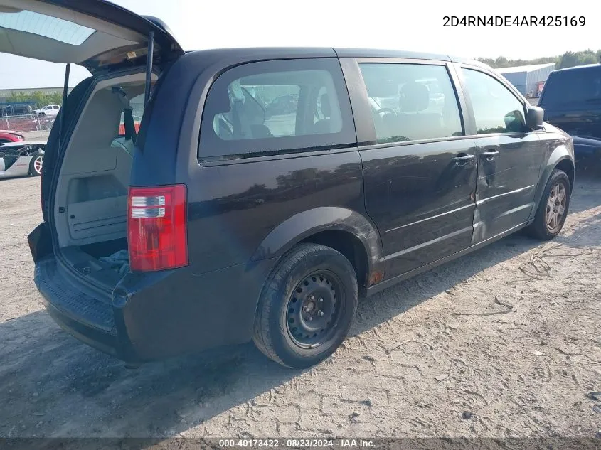 2D4RN4DE4AR425169 2010 Dodge Grand Caravan Se