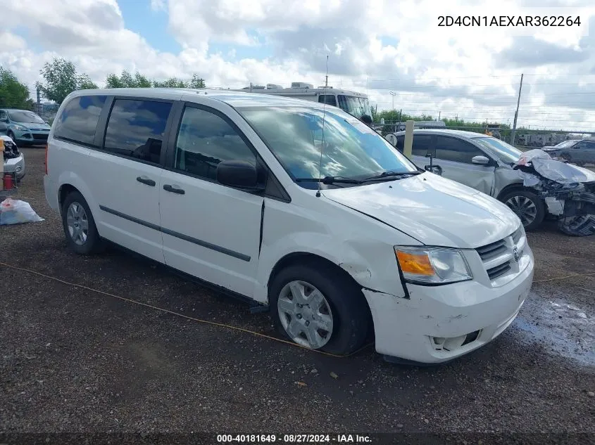 2D4CN1AEXAR362264 2010 Dodge Grand Caravan C/V