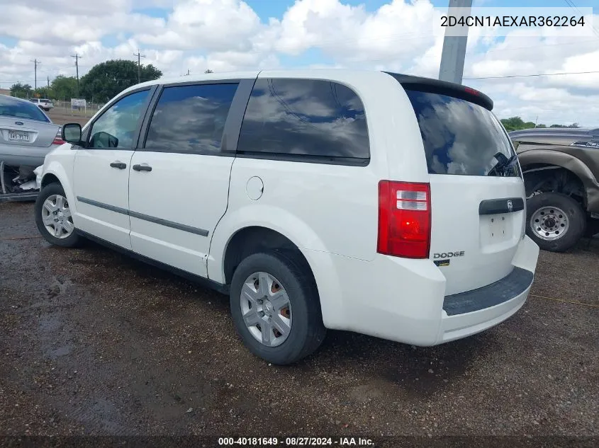 2D4CN1AEXAR362264 2010 Dodge Grand Caravan C/V