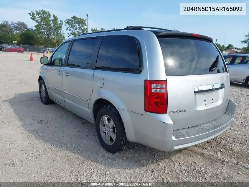 2D4RN5D15AR165092 2010 Dodge Grand Caravan Sxt