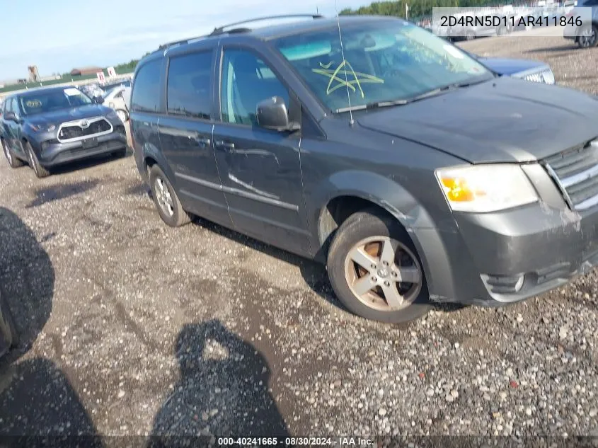 2010 Dodge Grand Caravan Sxt VIN: 2D4RN5D11AR411846 Lot: 40241665