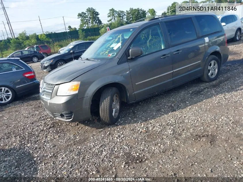 2010 Dodge Grand Caravan Sxt VIN: 2D4RN5D11AR411846 Lot: 40241665