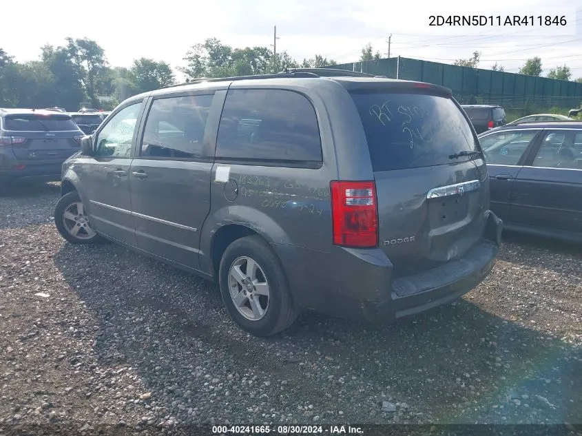 2D4RN5D11AR411846 2010 Dodge Grand Caravan Sxt