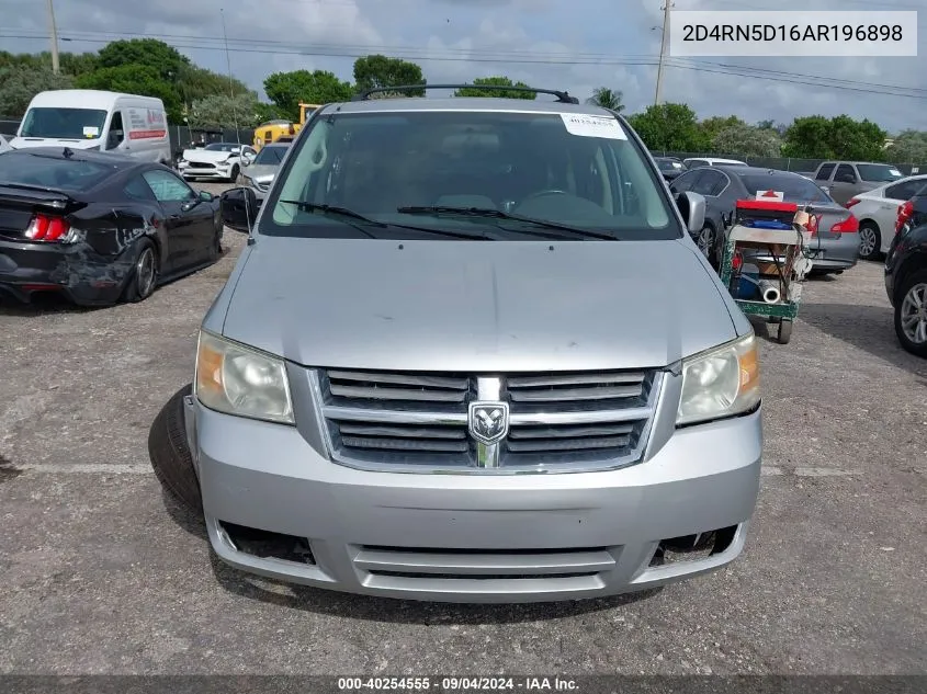 2010 Dodge Grand Caravan Sxt VIN: 2D4RN5D16AR196898 Lot: 40254555