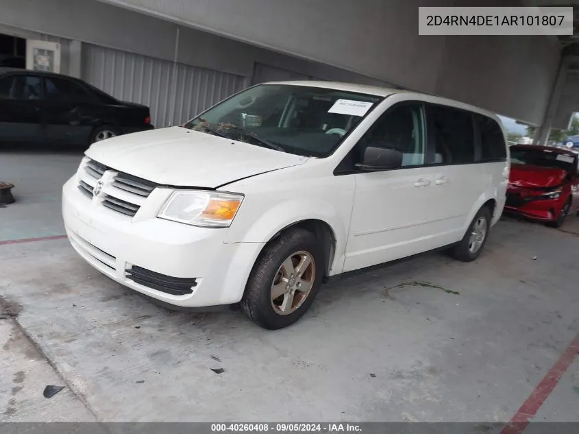 2D4RN4DE1AR101807 2010 Dodge Grand Caravan Se