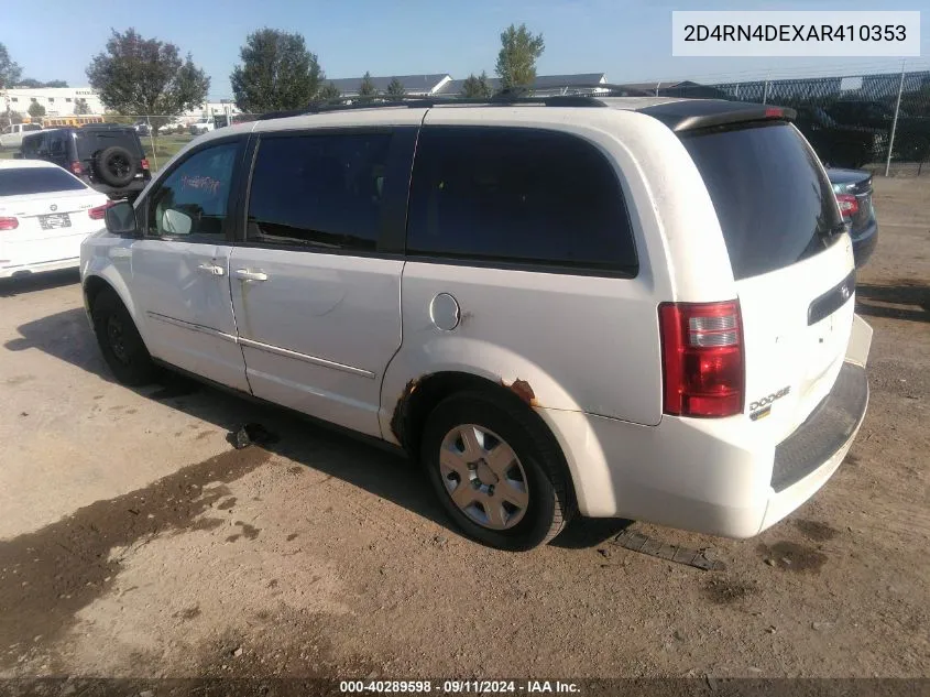 2010 Dodge Grand Caravan Se VIN: 2D4RN4DEXAR410353 Lot: 40289598