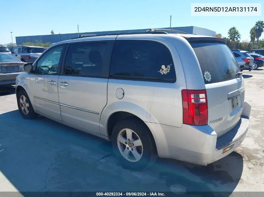 2010 Dodge Grand Caravan Sxt VIN: 2D4RN5D12AR131174 Lot: 40292334