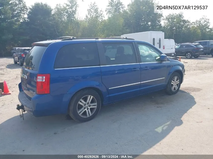 2010 Dodge Grand Caravan Sxt VIN: 2D4RN5DX7AR129537 Lot: 40292626