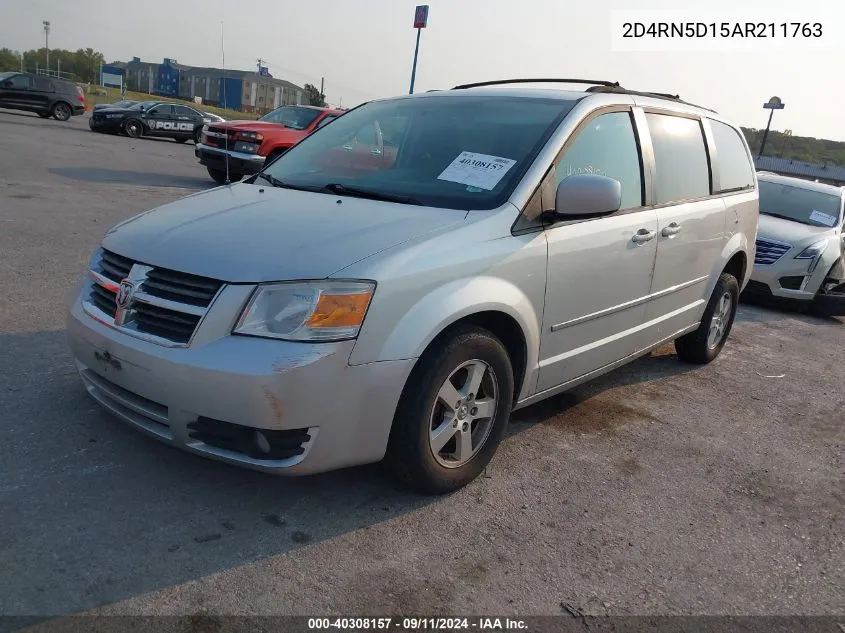 2010 Dodge Grand Caravan Sxt VIN: 2D4RN5D15AR211763 Lot: 40308157