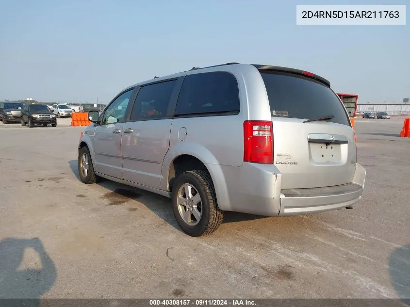 2D4RN5D15AR211763 2010 Dodge Grand Caravan Sxt