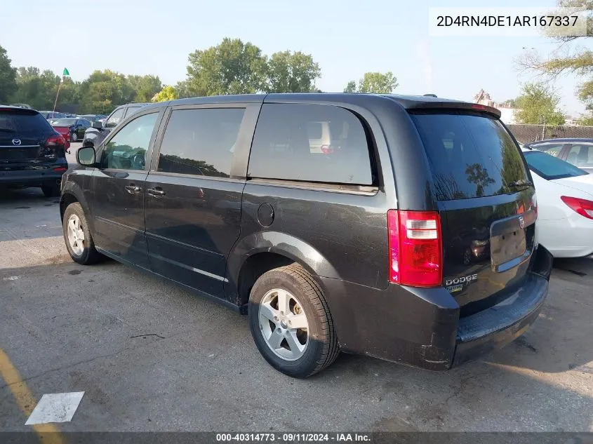 2010 Dodge Grand Caravan Se VIN: 2D4RN4DE1AR167337 Lot: 40314773