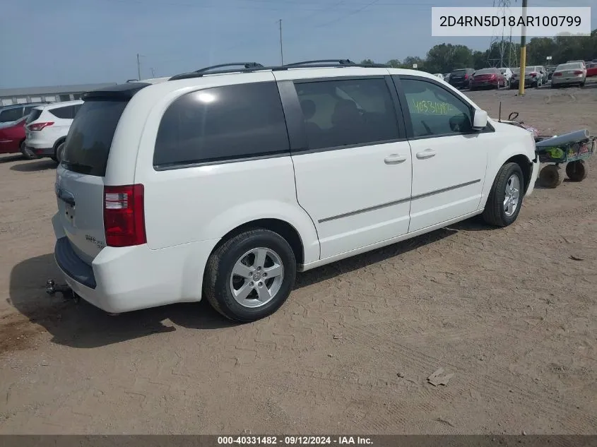 2D4RN5D18AR100799 2010 Dodge Grand Caravan Sxt