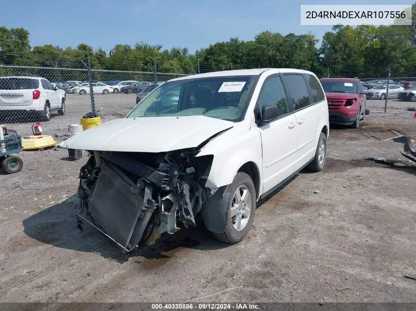 2010 Dodge Grand Caravan Se VIN: 2D4RN4DEXAR107556 Lot: 40338886