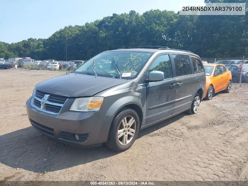 2010 Dodge Grand Caravan Sxt VIN: 2D4RN5DX1AR379100 Lot: 40341263