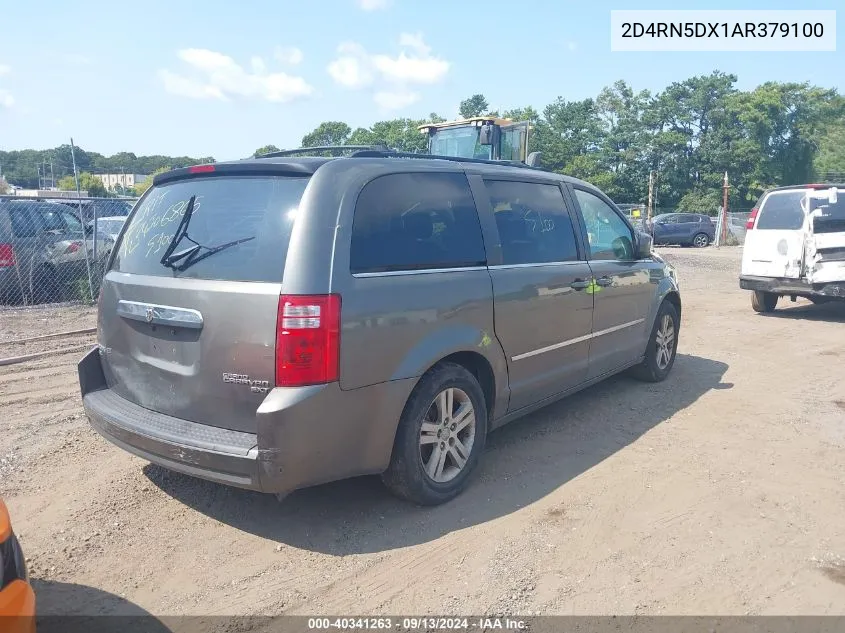 2010 Dodge Grand Caravan Sxt VIN: 2D4RN5DX1AR379100 Lot: 40341263