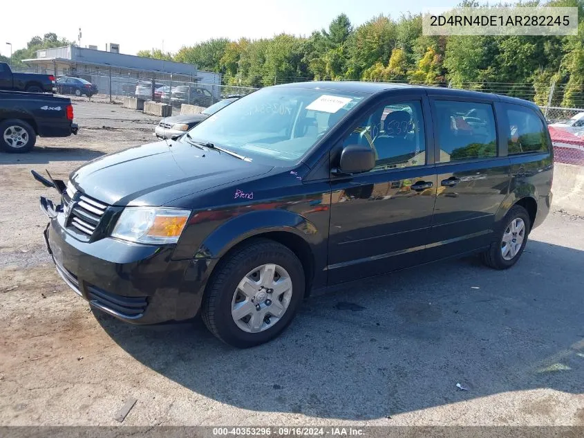 2010 Dodge Grand Caravan Se VIN: 2D4RN4DE1AR282245 Lot: 40353296