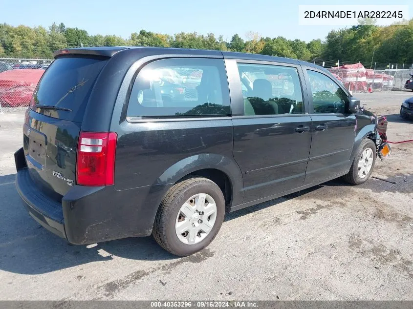 2010 Dodge Grand Caravan Se VIN: 2D4RN4DE1AR282245 Lot: 40353296