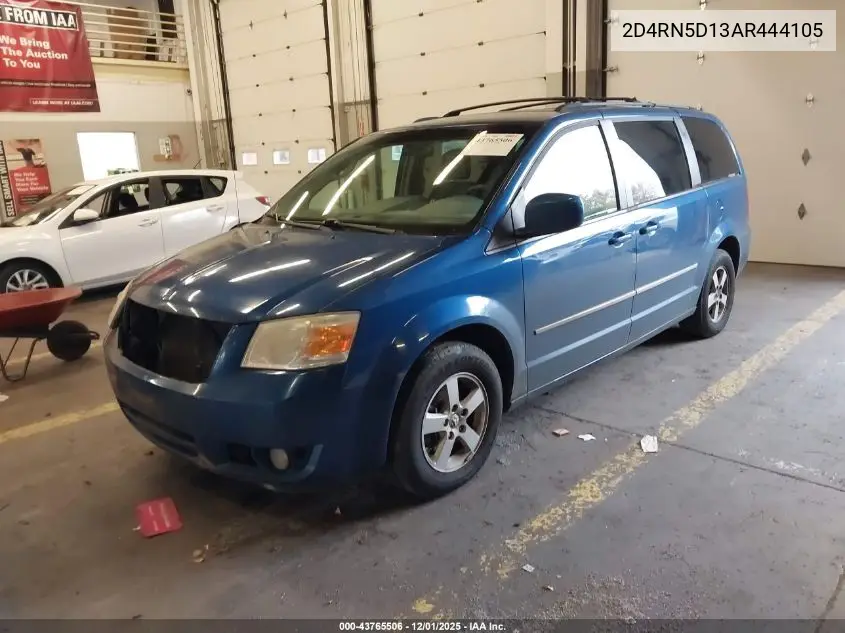 2D4RN5D13AR444105 2010 Dodge Grand Caravan Sxt