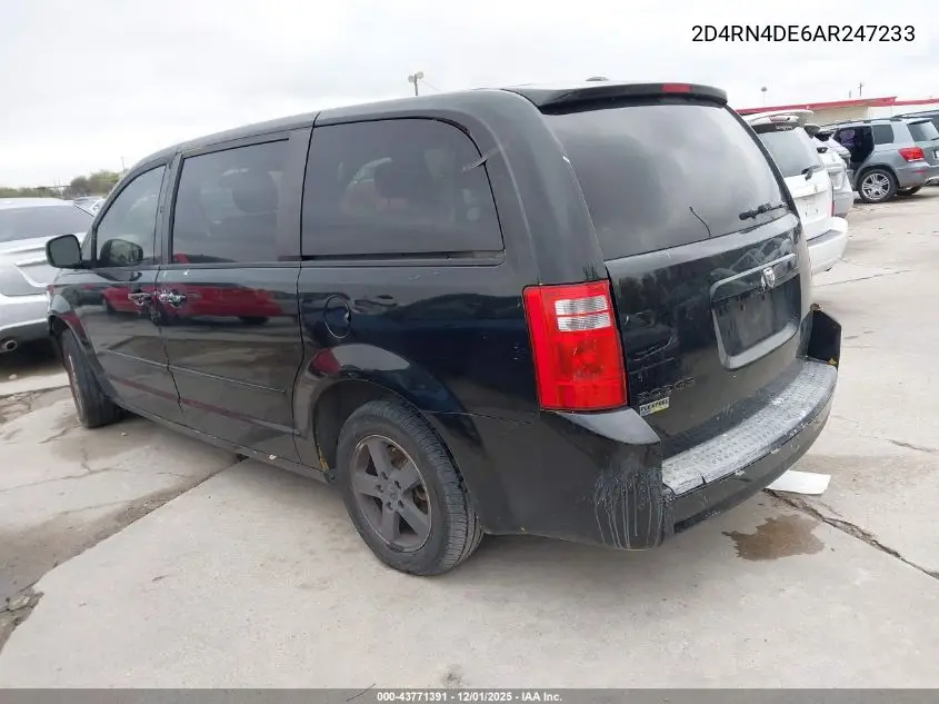 2D4RN4DE6AR247233 2010 Dodge Grand Caravan Se