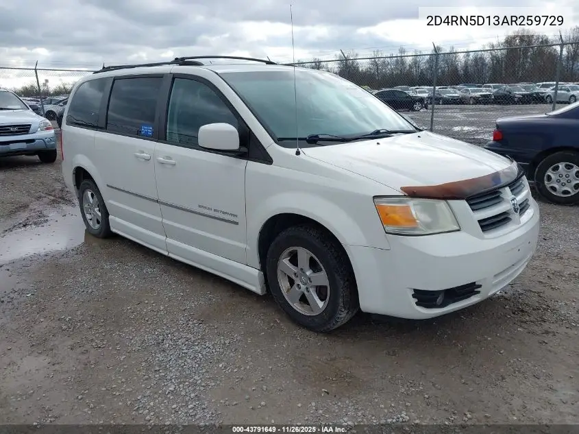 2D4RN5D13AR259729 2010 Dodge Grand Caravan Sxt