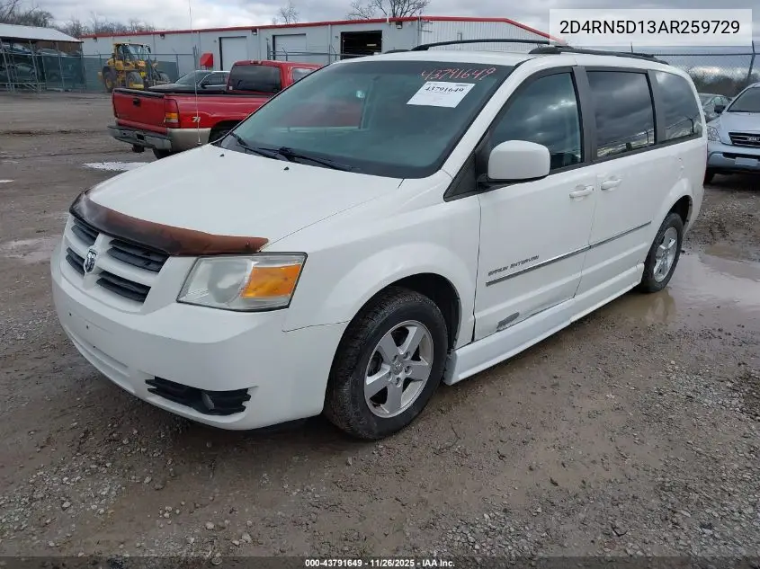 2D4RN5D13AR259729 2010 Dodge Grand Caravan Sxt