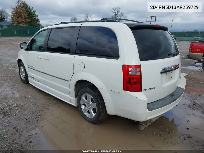2D4RN5D13AR259729 2010 Dodge Grand Caravan Sxt