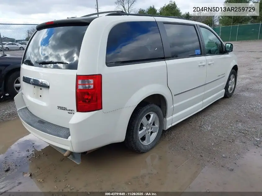 2D4RN5D13AR259729 2010 Dodge Grand Caravan Sxt