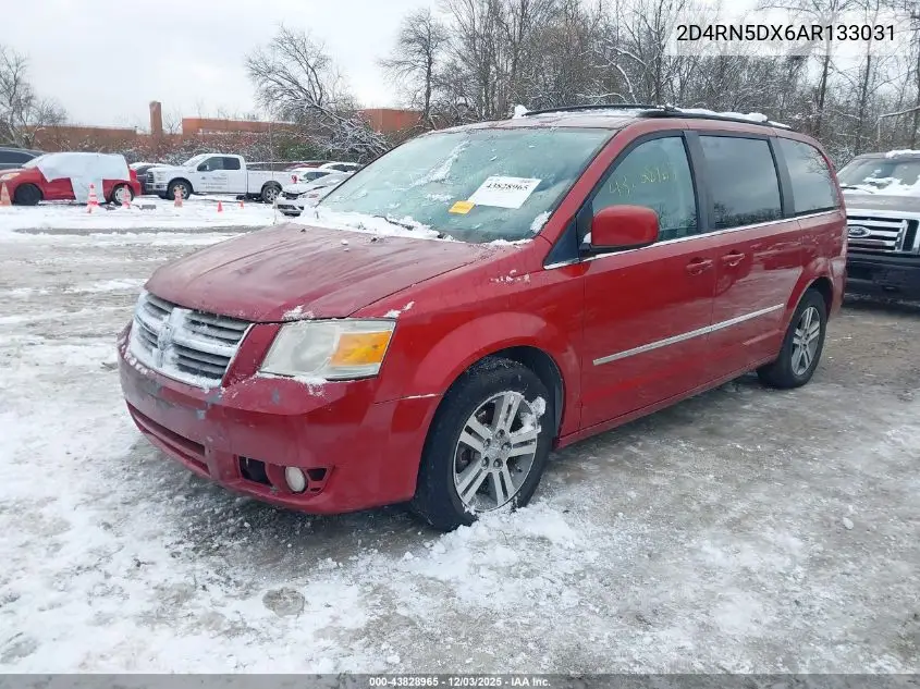 2D4RN5DX6AR133031 2010 Dodge Grand Caravan Sxt